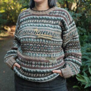 upcycled sweater - 100% wool